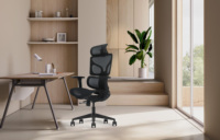 Chaise de bureau ergonomique T5 de qualité supérieure, nouvelle, inclinable, personnalisable, en maille, pour le travail sur ordinateur, pivotante, rotative, de direction