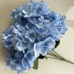 Green Silk Artificial Flower Green Artificial Hydrangea Flower for Wedding Dress or Home Decoration - Product Image 4