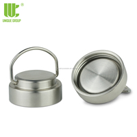 Groupe Unique 12oz 18oz 27oz 40oz Bouteille d'eau en acier inoxydable à simple paroi et à large ouverture avec couvercle sans plastique à double paroi