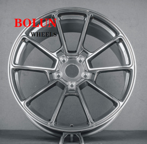 ล้อปลอมแปลงสีเทาเคลือบ/ขัดเงาแบบกำหนดเองสำหรับ <span class=keywords><strong>Porsche</strong></span> <span class=keywords><strong>Carrera</strong></span> 4S <span class=keywords><strong>CABRIO</strong></span>, 992 4S, 20x9 21X8.5 21X11.5, PCD 5X130, ET + 50/+ 45/+ 60 - Product Image 4