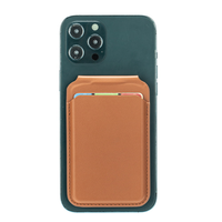 Support en cuir Porte-cartes magnétique Portefeuille avec MagSafe pour iPhone 15/15 Plus/15 Pro/15 Pro Max et 14/13/12 Series