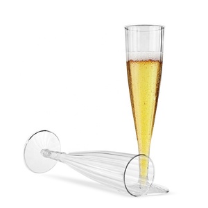 Biodegradable Cup 100% Biodegradable PLA Disposable Plastic Cocktail Cup Champagne Cup