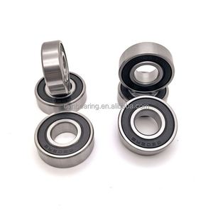 Roulements à billes à gorge profonde de haute qualité en acier chromé 15x35x11mm 6202 2rs Rodamiento 6202-2RS pour compresseur - Product Image 1