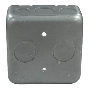 Caja de Conexiones Eléctrica de Acero Galvanizado Cuadrada de 2.0 mm de Grosor, con Salidas de 1/2 y 3/4 de Pulgada, de 2 Tomas - Product Image 4