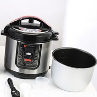 Desain Terbaru 1200W Electric Pressure Cooker 6.5L Layar LED Timer Pintar Panci Dalam Anti Lengket Memasak Cepat Hemat Energi Cina