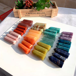 Vente en gros tour en améthyste naturelle baguette de cristal pierre de guérison pointe de cristal de quartz rose cadeau de décoration pour la maison - Product Image 5