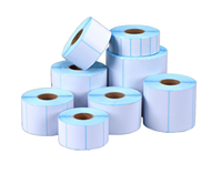 Impression d'étiquettes autocollantes personnalisées avec logo, papier synthétique imperméable en rouleau, autocollant rond avec logo