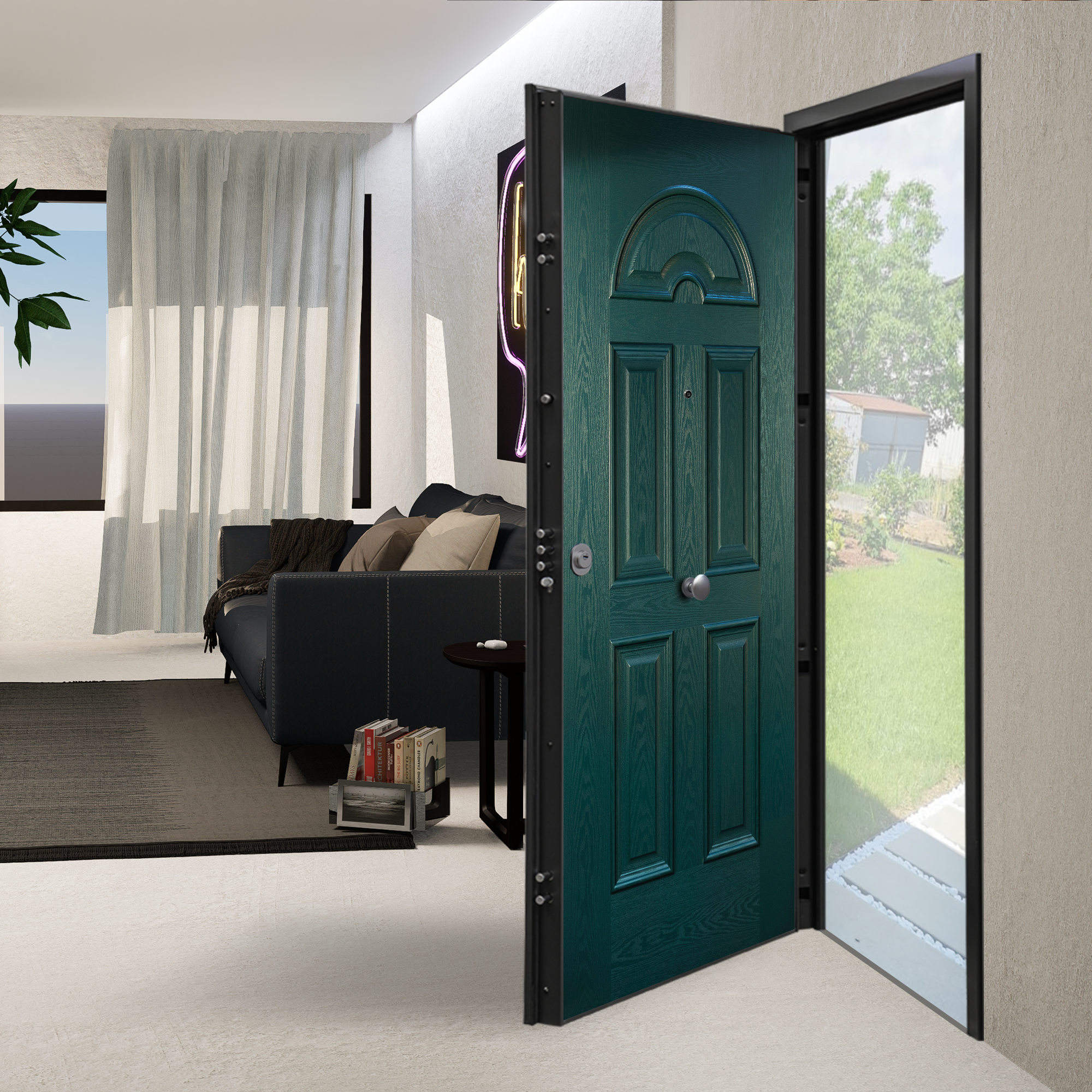 Int: White, Ext:White/Grey/Walnut/Green