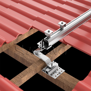 Rail de fixation solaire résistant au vent pour toiture en tuiles, rail en aluminium pour système de montage de panneaux solaires - Product Image 3