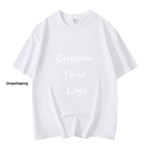 Camiseta de Poliéster y Algodón con Logotipo Digital Serigrafiado Personalizado al por Mayor 2026, Camiseta de Talla Grande para Hombre - Product Image 1