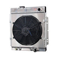 Radiateur en aluminium complet avec cache-ventilateur pour Ford Falcon Sedan Delivery Mustang / Mercury Comet 1963-1966, pièce auto, radiateur de voiture