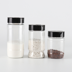 475ml 16oz Kitchen Plastic Salt Spice Jars with Lids Storage Herb Seasoning Container Wholesale Price