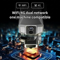 Caméra de sécurité solaire PTZ Y7A 4K 8MP avec suivi automatique des personnes, étanche IP66, double réseau, zoom 10X, double objectif, CCTV 4G WIFI