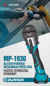 Outils de <span class=keywords><strong>plomberie</strong></span> Presse MP-1930 Pex Pro Press Outil de sertissage pour raccords en <span class=keywords><strong>cuivre</strong></span> Outil de sertissage professionnel pour tuyaux à batterie - Product Image 3