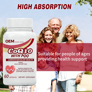 Complément alimentaire OEM CoQ10 400MG en gélules pour soutenir la fonction cardiaque et la production d'énergie cellulaire - Product Image 3
