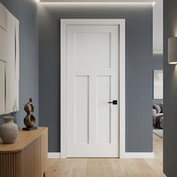 Porte Shaker minimaliste américaine Chantadoor avec isolation acoustique, décoration en MDF imperméable, couleur personnalisée