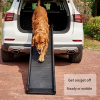 Escalier en plastique pliable pour voiture, facile à installer, Portable, extérieur, échelle légère, marches, rampe pour chien, vente en gros
