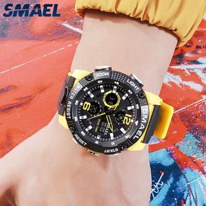 นาฬิกากันน้ำ SMAEL 8039 รุ่นล่าสุด สำหรับขายแบบดรอปชิปปิ้ง พร้อมฟังก์ชั่นจับเวลา นาฬิกาปลุก ดีไซน์ทันสมัยสำหรับวัยรุ่น นาฬิกาควอตซ์ดิจิตอลสำหรับผู้ชาย - Product Image 3