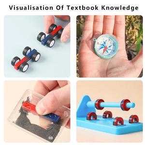 סיטוני אדום וכחול U/בר/טבעת מגנט פרריט עבור תלמידים ניסוי - Product Image 6