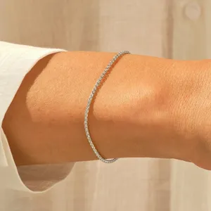 <span class=keywords><strong>Bracelet</strong></span> chaîne en acier inoxydable couleur argent EManco avec breloque pour femme, cadeau bijoux, <span class=keywords><strong>bracelet</strong></span> minimaliste pour homme, vente en gros disponible - Product Image 3