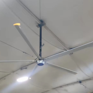 Ventilador de Techo Industrial HVLS de 1.5kw y 24 pies, Bajo Ruido, 6 Aspas, 7.3m, Ventilación PMSM para Iglesias, Ventilador HVLS Grande - Product Image 5
