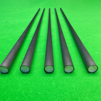 Arbres de queue de billard en Fiber de carbone remplis de mousse pour queues de billard Protaper Shaft Carbon Shaft Blanks