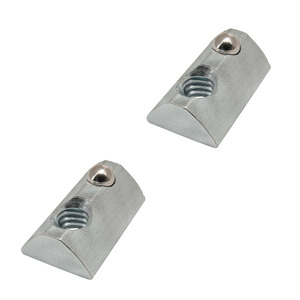 น็อตสล็อตทรงสี่เหลี่ยม M8 M5 M4 M3แบบสปริงสำหรับอัดขึ้นรูปอลูมิเนียมแบบเลื่อนได้น็อตตัว T แบบมีสปริงปรับแต่งได้ - Product Image 5