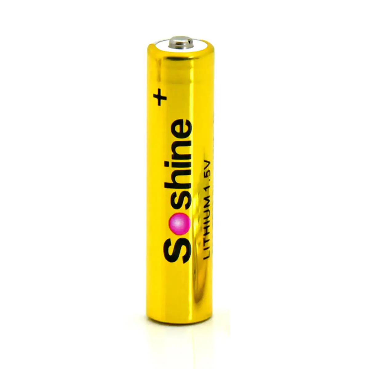 Primary lithium AAA 1.5V battery: 1200mAh (Ave.)