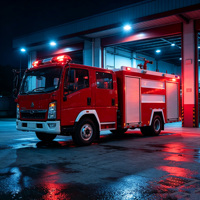 Camion-citerne à eau incendie HOWO Sinotruk 4x2/4x4, très demandé, équipé d'un nouveau matériel de lutte contre l'incendie pour les opérations de sauvetage