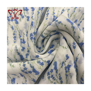 Stampa digitale tessuto Chiffon De Chine tessuto altro rotolo di tessuto imballaggio lavorato a maglia fare secondo <span class=keywords><strong>disegni</strong></span> stampati Crepe 160CM - Product Image 1