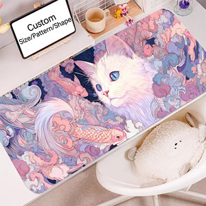 Pembe masa aksesuarları Mouse Pad XXL sevimli klavye ve Mouse Pad oyun katı uçunum fare pedi özel keçe masa paspaslar - Product Image 2