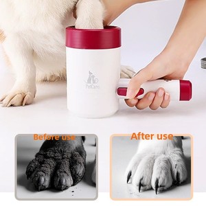 Nuovo Pulitore per <span class=keywords><strong>Zampe</strong></span> di Animali Domestici a Pressione 2026, Lavazampe Rotante a 360° per Cani, Tazza in Silicone Antibatterico per <span class=keywords><strong>Zampe</strong></span> Fangose, per la Toelettatura - Product Image 2