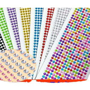 Children's Crystal Diamond Stickers Colored Rhinestone Acrylic Decorative Face Makeup Stickers For Kids Kindergarten - Product Image 3