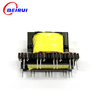 Transformador de Alta Frecuencia BEIRUI EE33, Fuente de Alimentación Conmutada Industrial SMPS con Doble Pin en Línea Horizontal para PCB, RoHS