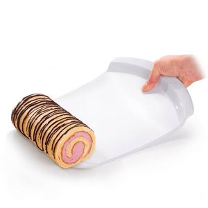 Custom Wholesale High Quality 12Inch White Plastic Transfer <b>Tray</b> Cake Lifter for <b>Baking</b> Tools - Product Image 5