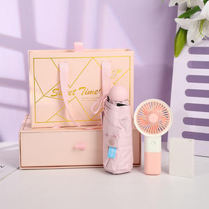 हैंडहेल्ड गिफ्ट ओपनिंग भाग्यशाली ड्रा व्यावहारिक स्मारक उपहार सनस्क्रीन कप प्रशंसक चार्जर उपहार बॉक्स सेट - Product Image 4