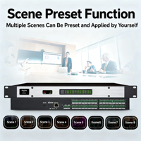Processeur matriciel audio numérique pour salle de conférence et de théâtre 16x16 DSP avec suppression d'écho et système de mixage automatique