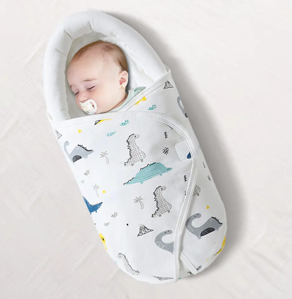 E-rike Kantung Tidur Katun Ganda Bayi, Kantung Tidur Selimut Tahan Angin untuk Bayi Baru Lahir