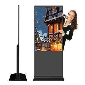 Écran tactile Android IR Windows Kiosque Totem Affichage publicitaire Lecteur Ultra fin Lcd Affichage numérique sur pied intérieur - Product Image 1