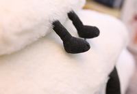 Ensemble de coussins en peluche nuage, trois tailles, avec jambes tombantes et visage mignon, personnalisable OEM ODM, vente en gros en vrac