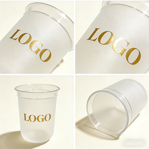 Cốc nhựa PP mờ tròn 12oz 16oz 24oz, không chứa BPA, dùng một lần, đường kính 90mm, sẵn hàng, giao nhanh - Product Image 5