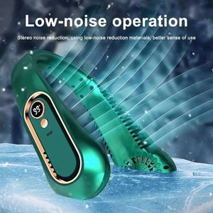 Ventilateur de cou pliable sans pales, portable, alimenté par USB/batterie, pour le camping en extérieur, la voiture et l'hôtel - Product Image 3