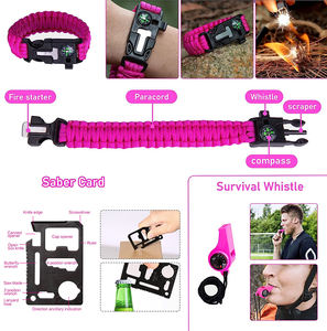 OEM Novedoso SOS Botiquines <span class=keywords><strong>de</strong></span> primeros auxilios SOS Kit <span class=keywords><strong>de</strong></span> <span class=keywords><strong>supervivencia</strong></span> en el desierto Profesional Acampar al aire libre Mujeres Regalos Rosa Kits <span class=keywords><strong>de</strong></span> <span class=keywords><strong>supervivencia</strong></span> - Product Image 4