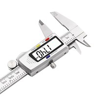 150mm Electronic Digital Metal Caliper 6 Inch Stainless Steel Vernier Caliper Gauge Micrometer Measuring Tool Digital Ruler