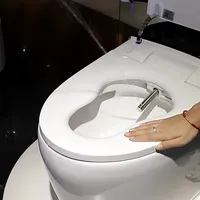 Frauen sensor auto trocken flush smart sockel wc schüssel smart wc sitz bidet
