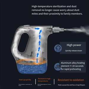 NONTAUS Handheld Steam <b>Cleaner</b> 0.9L Electric Portable Steamer for Household Cleaning - Product Image 4