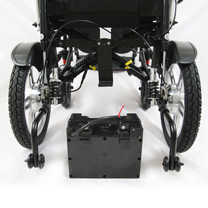 Fauteuil roulant inclinable électrique pour handicapés, dossier inclinable, aluminium robuste, inclinaison, capacité de 150 kg, batterie au lithium - Product Image 2