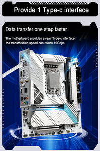 <span class=keywords><strong>Carte</strong></span> mère de jeu JGINYUE B760M Snow Dream <span class=keywords><strong>DDR5</strong></span> prend en charge les processeurs Intel <span class=keywords><strong>LGA</strong></span> <span class=keywords><strong>1700</strong></span> de 12e/13e/14e génération Double bureau - Product Image 5