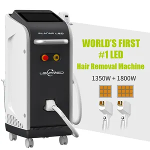 CE andFDA 전문 살롱 및 클리닉 OEM / ODM 1800W LED 다이오드 레이저 제모 기계 가격 심천 Leaflife 평면 LED