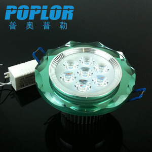 โคมไฟเพดาน LED ป๊อปลอร์ 7W อะคริลิคแบบฝัง แสงสีขาวเย็น ดีไซน์ทันสมัย - Product Image 1